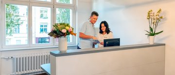 Physiotherapie Praxis Empfang in Berlin Charlottenburg