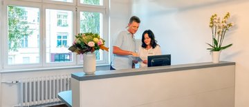 Physiotherapie Praxis Empfang in Berlin Charlottenburg