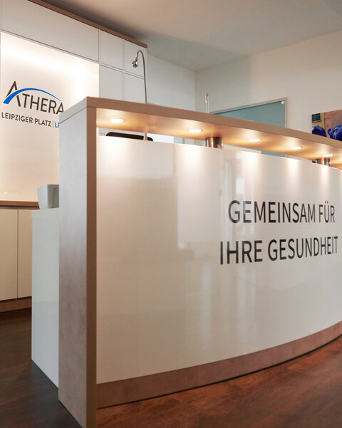 Empfang Physio PRaxis Berlin Leipziger Platz