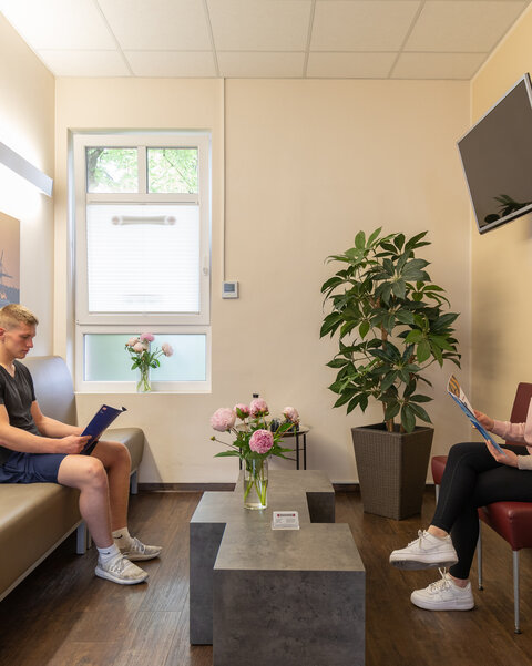 Räume der ATHERA-Praxis in Hamburg Dehnhaide