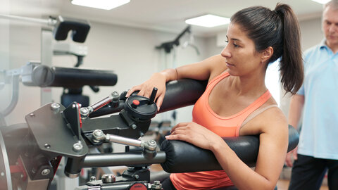 Physiotherapie am Gerät in Castrop-Rauxel